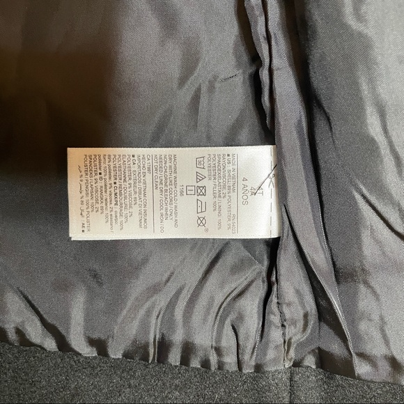 Old Navy Girls Black Peacoat - size 4T - Picture 3 of 5